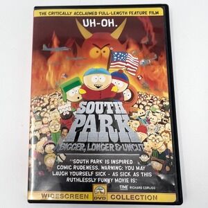 South Park Bigger Longer & Uncut DVD 1999 Widescreen Collection Animated Movie R